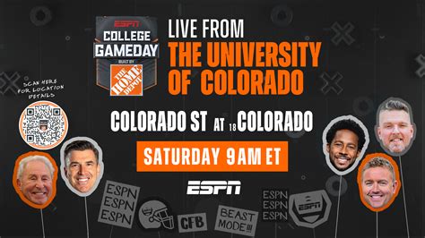 ESPN College GameDay coming to Boulder for Rocky Mountain Showdown